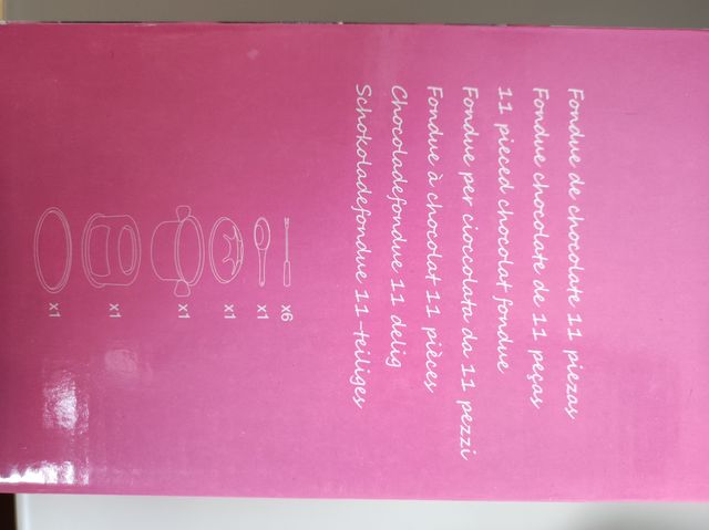 Set per fondue di cioccolato