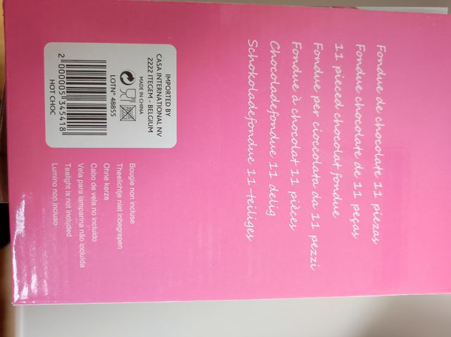 Set per fondue di cioccolato