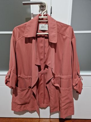 Chaqueta rosa coral