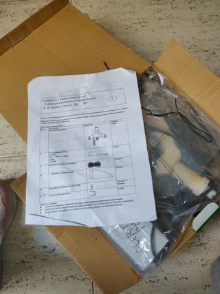 Foco eléctrico para sombrilla terraza