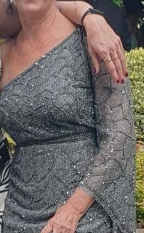 Vestido largo fiesta Rosa Clara colección Cocktel.