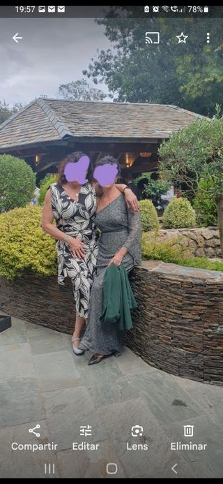 Vestido largo fiesta Rosa Clara colección Cocktel.