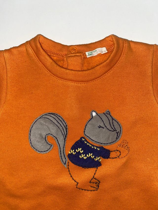 Sudadera bebe Benetton 6-9 meses