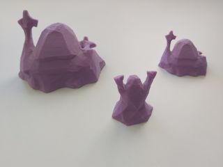 Figuras Pokémon Muk y Grimer, impresora 3D