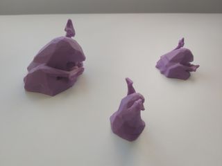 Figuras Pokémon Muk y Grimer, impresora 3D