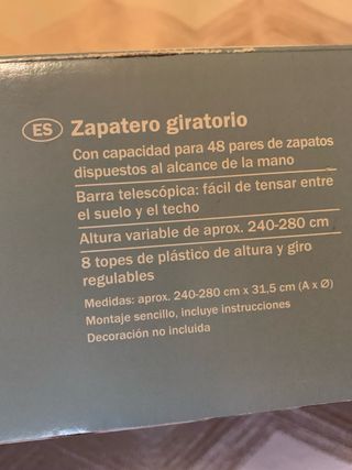 Zapatero giratorio
