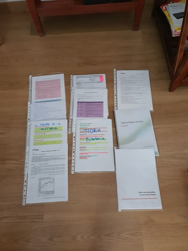 Apuntes varios 2bachiller, interesante