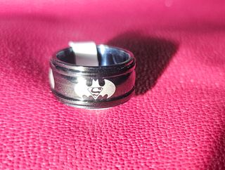 anillo batman 8 dorado nuevo