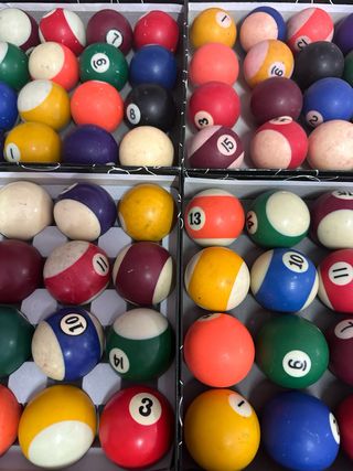 Juego bolas Americano usadas