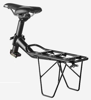 Suporte bagageiro com apoios laterais para espigão