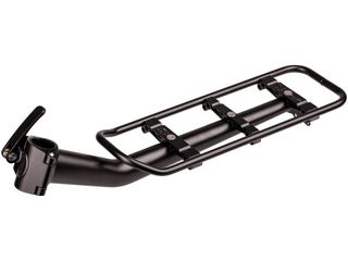 Suporte bagageiro com apoios laterais para espigão