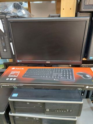 LOTE INFORMATICO COMPLETO HP I5 + MONITOR 