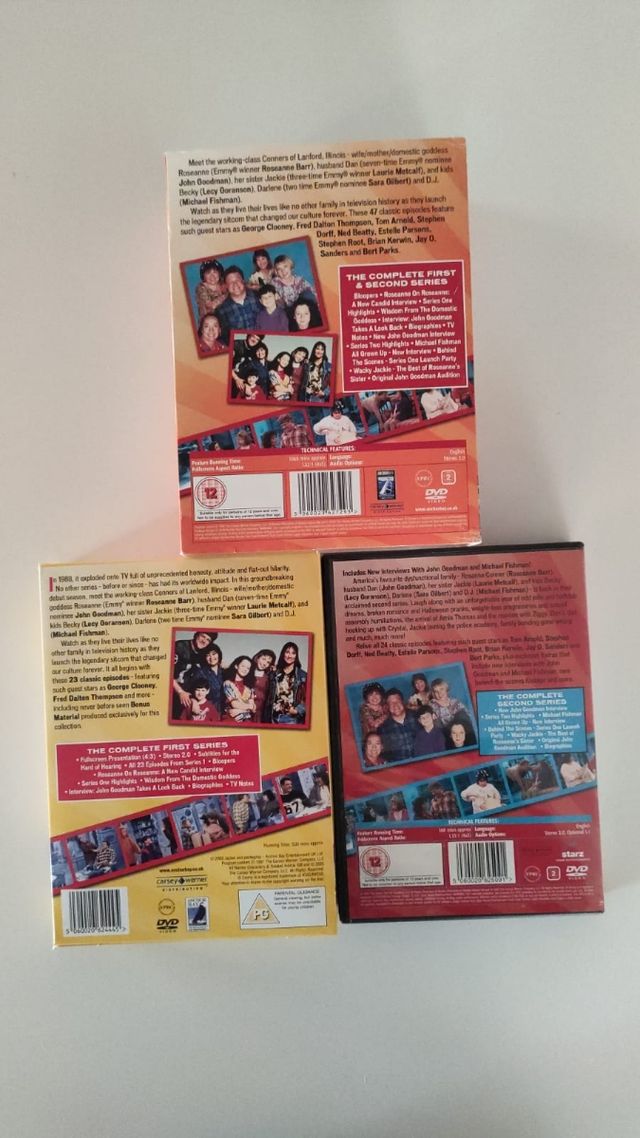 Roseanne temporada 1 y 2 en dvd