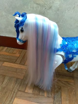 Dulce caballo Rainbow Pastel Blue