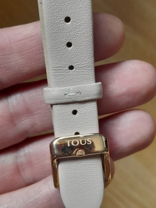 Reloj tous chica, correa original la rosa palo