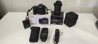 Canon 80D+Objetivo+accesorios -Sólo 1568 Disparos