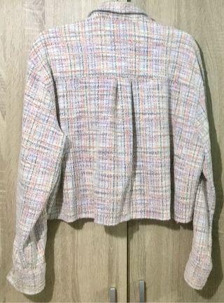 Chaqueta crop Stradivarius L oversize