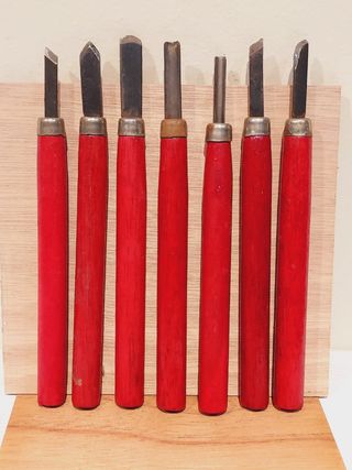 Lote gubias artesania madera y otros