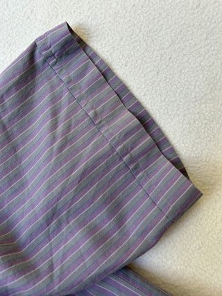 Camisa de manga corta violeta vintage Council