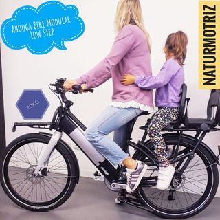Bicicleta elétrica carga Ahooga Modular LowStep