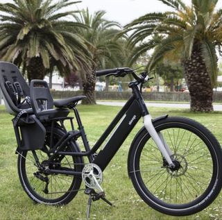 Bicicleta elétrica carga Ahooga Modular LowStep
