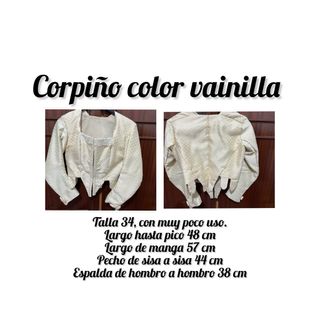 corpiño de fallera niña