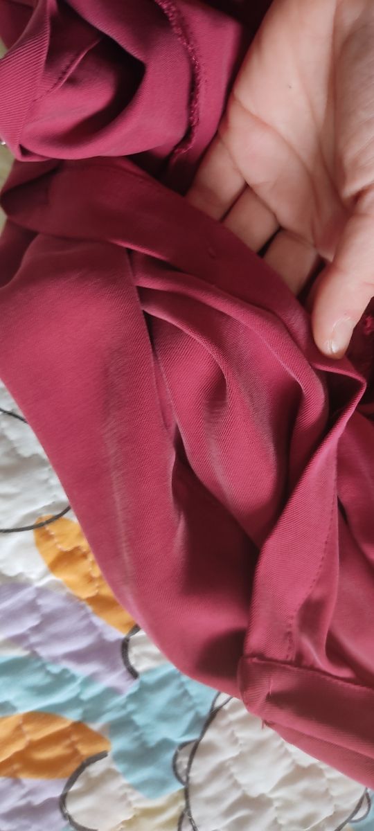 Vestido camisero rojo Zara