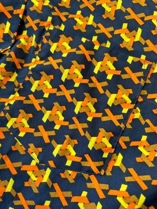 Camisa vintage con estampado Mr Cellini