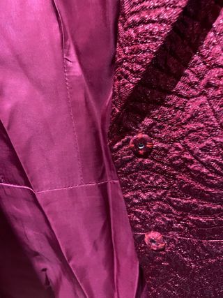 Chaqueta granate talla: 44 Fiesta (Jesus Del Pozo)