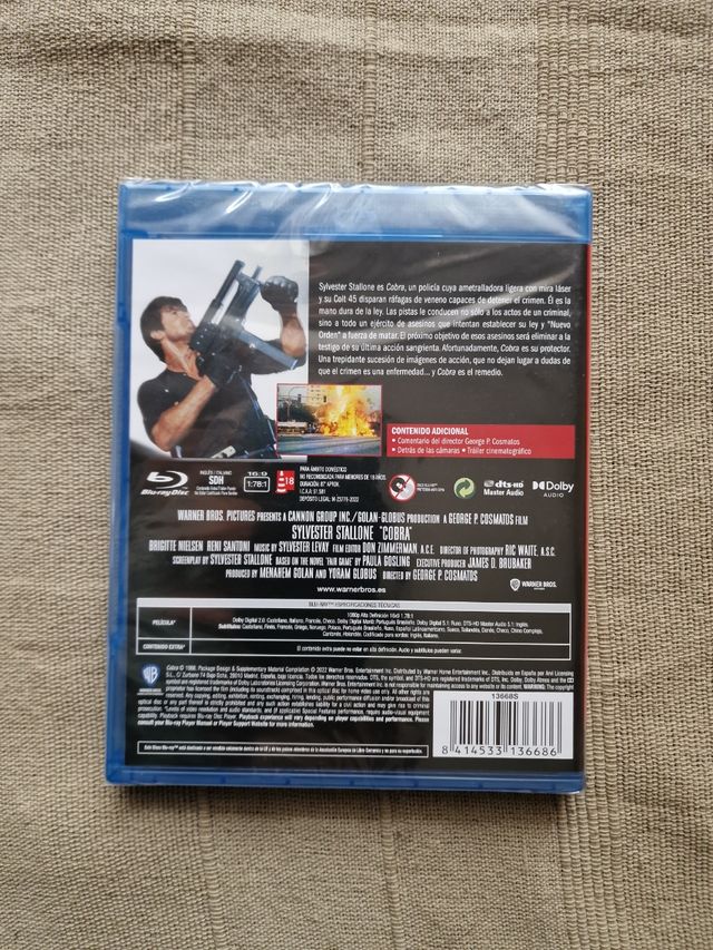 COBRA STALLONE BLURAY PRECINTADO