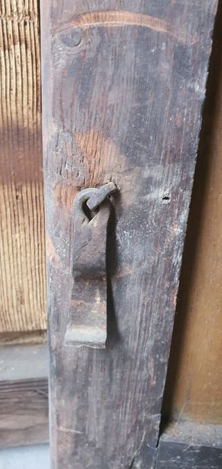 Pareja de cuarterones antiguos