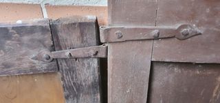 Pareja de cuarterones antiguos