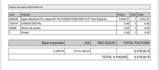 macbook pro 16” M1 Pro cambio 17 pro/max