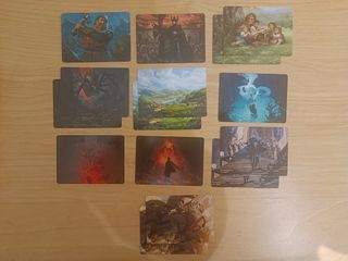 Cartas de arte el señor de los anillos