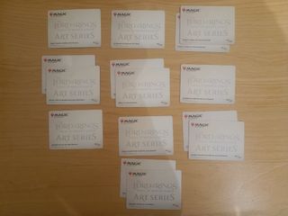 Cartas de arte el señor de los anillos