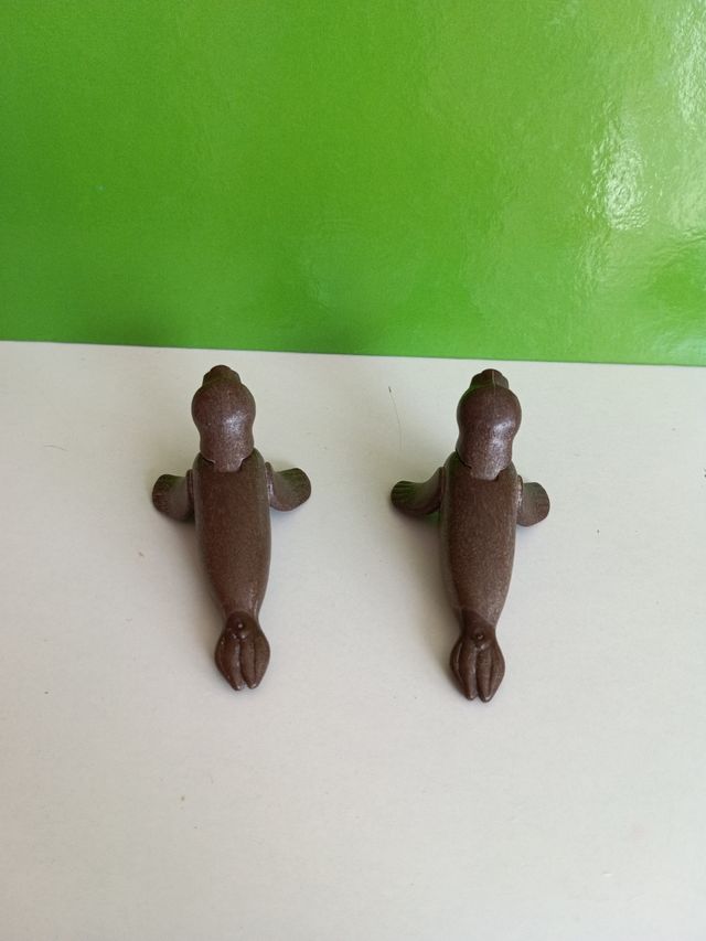 Foca y Tortuga Playmobil antiguos 1985