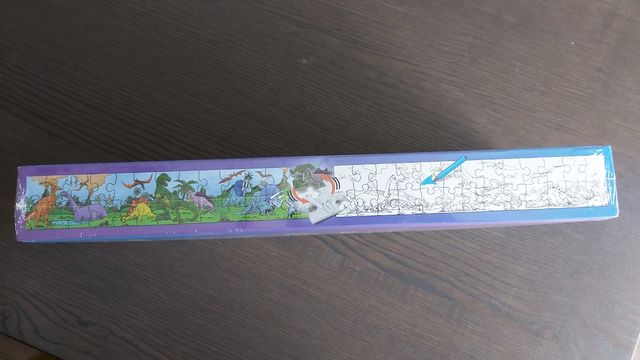 Puzzle dinosaurios - diviertete pintando
