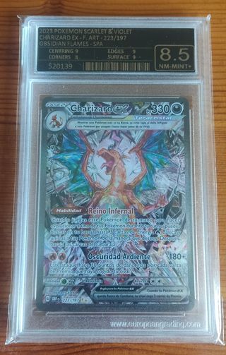 Carta Charizard Álter Llamas Obsidianas