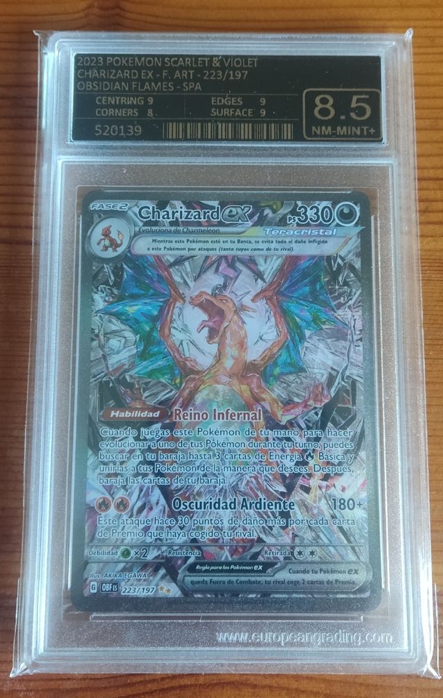 Carta Charizard Álter Llamas Obsidianas