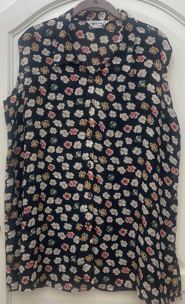 Vestito smanicato fantasia tg 42