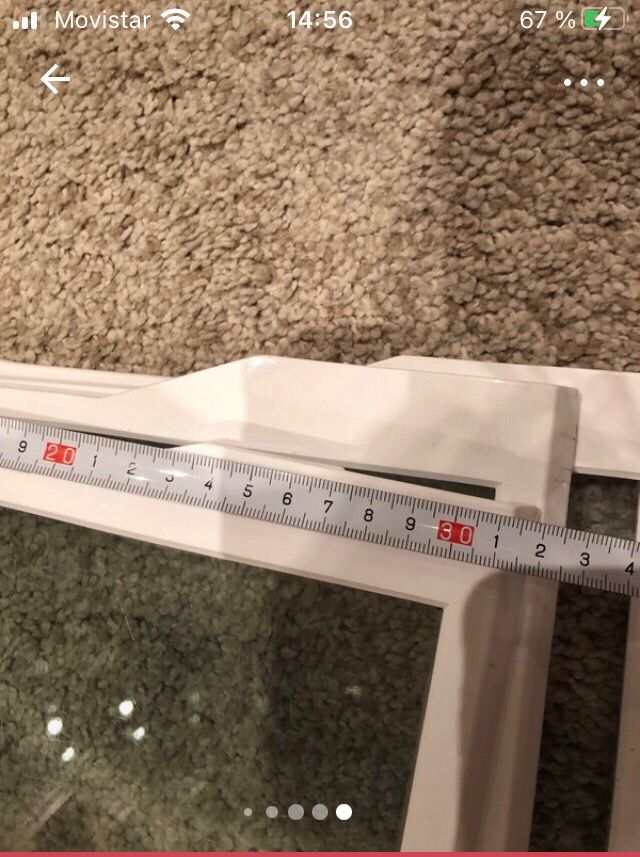 4 Bandejas frigorifico cristal FAGOR