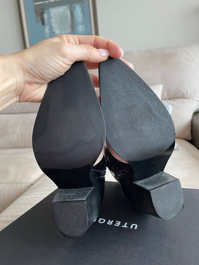 Botin piel tricolor Uterqüe