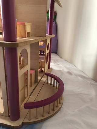 Casa muñecas de madera