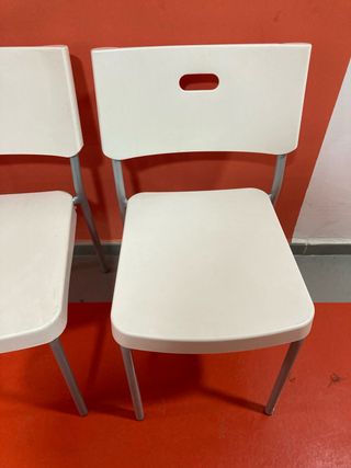 Sillas 6 unidades blancas