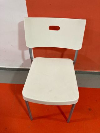 Sillas 6 unidades blancas