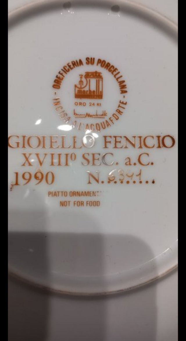 2 piatti decorativi gioiello Morbelli