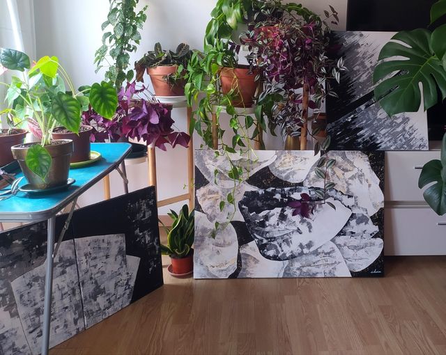 Cuadro acrílico "Composición"