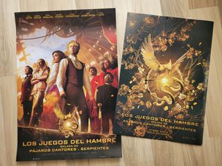 Póster los juegos del hambre pájaros pack de 2