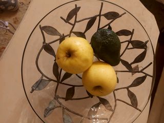 Centrotavola vetro e ferro