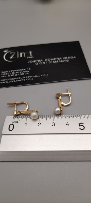 Pendientes de oro 18kt.